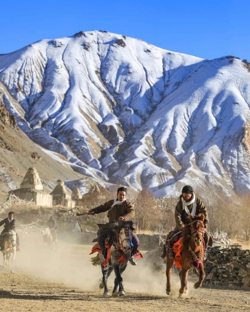 Equestrian Show during Losar festival