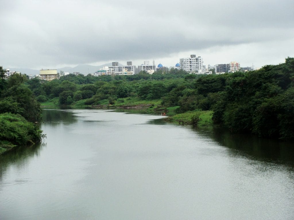 mutha river Mutha River, Pune