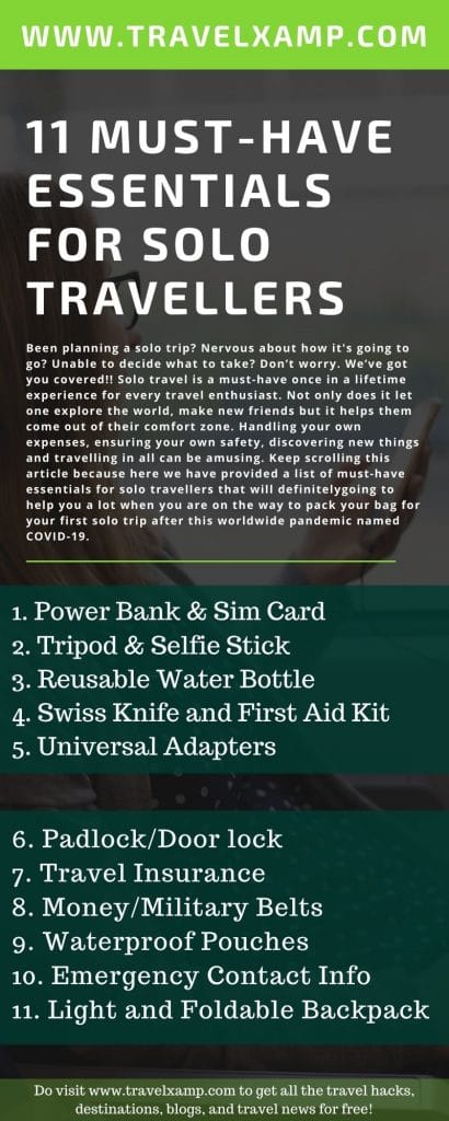 Essentials for Solo Travellers